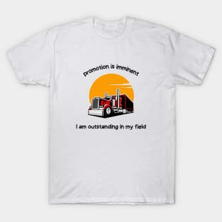 Truck Trucking Country Road Farmer Agriculture Vintage Established T-Shirt